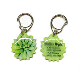 Agave Succulent - 2x Tags Dog Name Tags by Bashtags