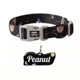 Puppy Gallery Astro (for medium-large dogs) Collar/Leash Dog Name Tags by Bashtags