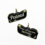 Puppy Gallery Astro (for medium-large dogs) Collar/Leash Dog Name Tags by Bashtags