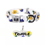 Puppy Gallery Blooming (for medium-large dogs) Collar/Leash Dog Name Tags by Bashtags