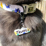 Puppy Gallery Blooming Bashtag - 2x Tags Dog Name Tags by Bashtags