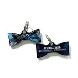 Blue Tartan Dog Name Tags by Bashtags
