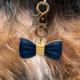 Black Gold Brooch - 2x Tags Dog Name Tags by Bashtags