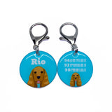 Cocker Spaniel - 2x Tags Dog Name Tags by Bashtags