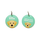 Labrador Retriever Dog Name Tags by Bashtags