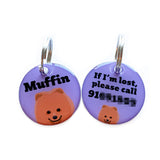 Pomeranian (brown) - 2x Tags Dog Name Tags by Bashtags