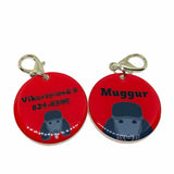 Poodle (Black) - 2x Tags Dog Name Tags by Bashtags