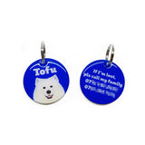 Samoyed - 2x Tags Dog Name Tags by Bashtags
