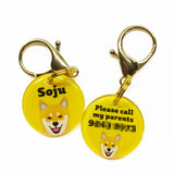 Shiba Inu (Tan) Dog Name Tags by Bashtags