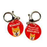 Shiba Inu (Tan) Dog Name Tags by Bashtags