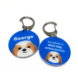 Shihtzu - 2x Tags Dog Name Tags by Bashtags