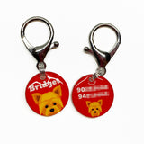 Yorkshire Terrier - 2x Tags Dog Name Tags by Bashtags