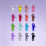 Metal colored trigger clips Dog Name Tags by Bashtags