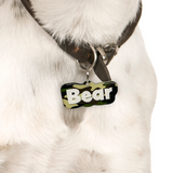 Camo Desert Cool Rock-Sugar Font - 2x Tags Dog Name Tags by Bashtags