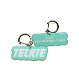 Mint Goofy Font - 2x Tags Dog Name Tags by Bashtags