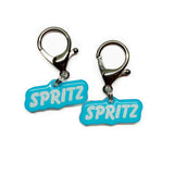 Sea Blue Goofy Font - 2x Tags Dog Name Tags by Bashtags