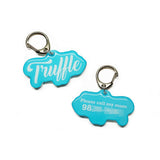 Sea Blue Love-Script Font - 2x Tags Dog Name Tags by Bashtags