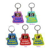 My Pet Is Home Alone Keychain 'Attention Please Loud Speaker' - 2x Tags Dog Name Tags by Bashtags
