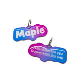 Bubble Gum - 2x Tags Dog Name Tags by Bashtags