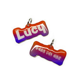Passionfruit - 2x Tags Dog Name Tags by Bashtags