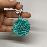 Mexican Rose Succulent - 2x Tags Dog Name Tags by Bashtags