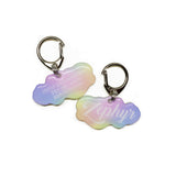 Pastel Rainbow Dog Name Tags by Bashtags