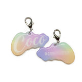 Pastel Rainbow Dog Name Tags by Bashtags