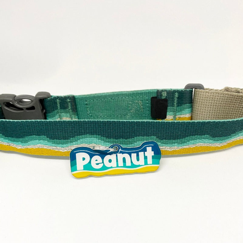 Custom Pet ID Tag Matching with Collar or Harness Dog Name Tags by Bashtags