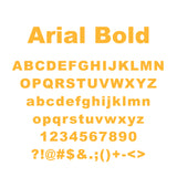 White Arial Bold - 2x Tags Dog Name Tags by Bashtags