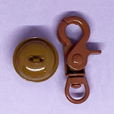 Metal colored trigger clip and bell sets | Add-ons for Bashtags™