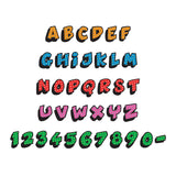 Red Comic Font - 2x Tags Dog Name Tags by Bashtags