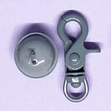 Metal colored trigger clip and bell sets | Add-ons for Bashtags™