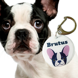 French Bulldog - 2x Tags Dog Name Tags by Bashtags