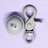 Metal colored trigger clip and bell sets | Add-ons for Bashtags™