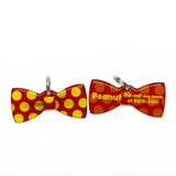Ketchup & Mustard Polka - 2x Tags Dog Name Tags by Bashtags