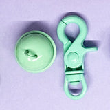 Metal colored trigger clip and bell sets | Add-ons for Bashtags™