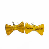 Red & Yellow Plaid - 2x Tags Dog Name Tags by Bashtags