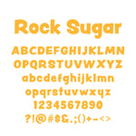 Grey Rock-Sugar Font - 2x Tags Dog Name Tags by Bashtags