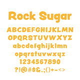 Grey Rock-Sugar Font - 2x Tags Dog Name Tags by Bashtags