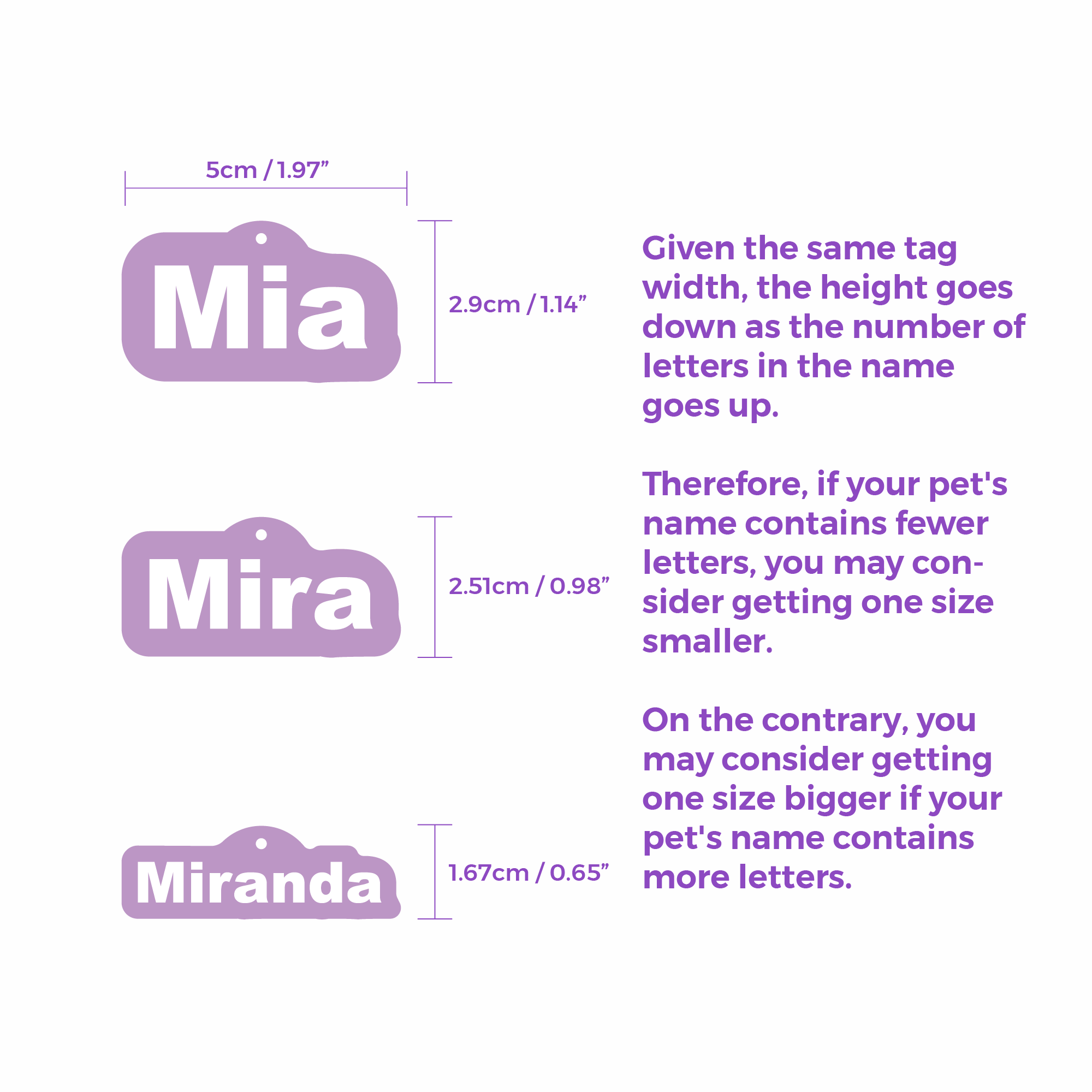 Vivid Pink Arial Bold - 2x Tags Dog Name Tags by Bashtags