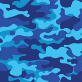Camo Arctic Sky Rock-Sugar Font - 2x Tags Dog Name Tags by Bashtags