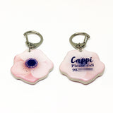 Spanish Pink Hibiscus - 2x Tags Dog Name Tags by Bashtags