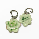 Pink Aloe Succulent - 2x Tags Dog Name Tags by Bashtags