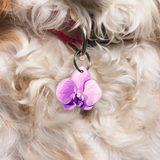 Violet Orchid Dog Name Tags by Bashtags