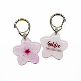 Sakura Cherry Blossom - 2x Tags Dog Name Tags by Bashtags
