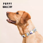 Puppy Gallery Blooming Collar and Bashtag set