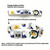 Puppy Gallery Blooming (for medium-large dogs) Collar/Leash Dog Name Tags by Bashtags