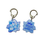 Blue Lotus Succulent Pet ID Tag Dog Tag | Custom Pet ID Tags by Bashtags®