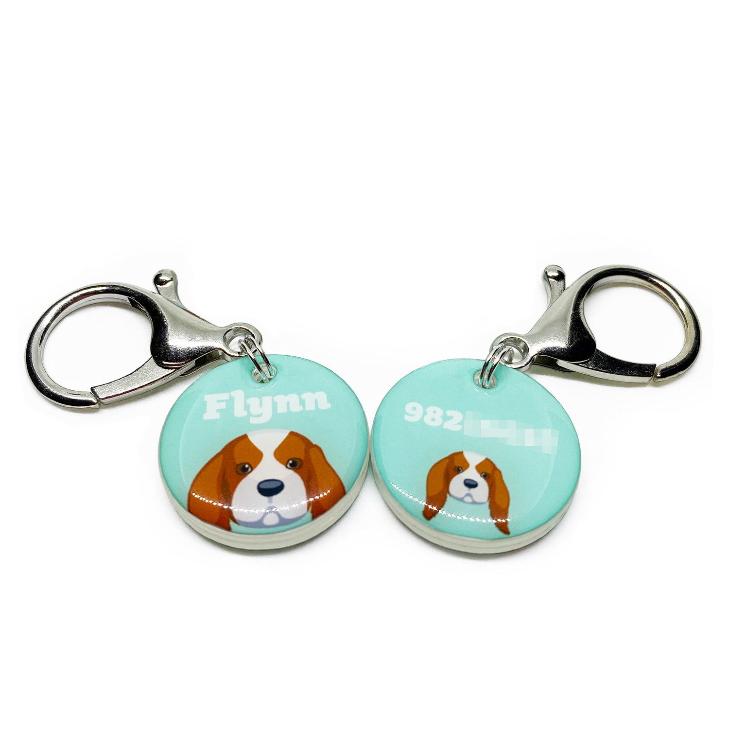 King Charles Spaniel Double-Sided Dog Tag | Unique Pet ID Tags by Bashtags®