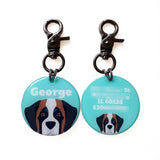 Saint Bernard Double-Sided Dog Tag | Unique Pet ID Tags by Bashtags®
